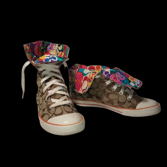 Coach Poppy Bonney High Tops Sneakers